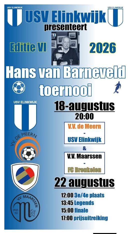 Hans van Barneveldtoernooi bij Elinkwijk