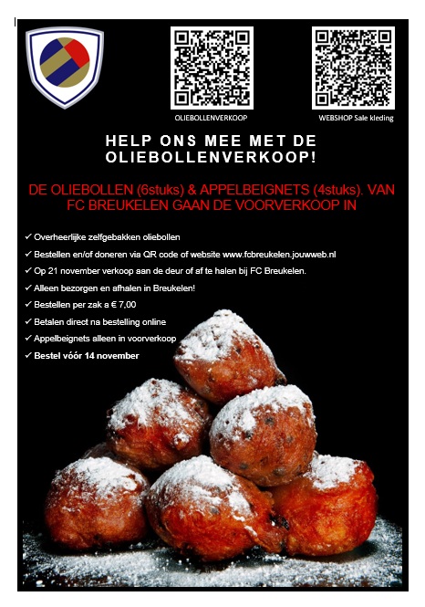 Oliebollenverkoop is gestart!