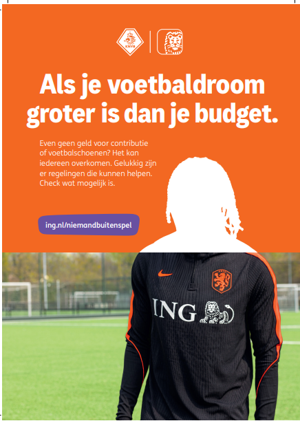 Actie van onze sponsor ING: Niemand Buitenspel!