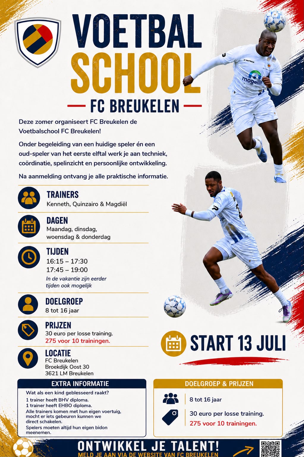 Nieuwe voetbalschool bij FC Breukelen!